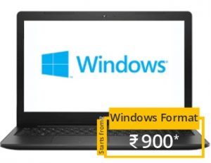 desktop windows format and Installation price near me nehru place delhi ncr